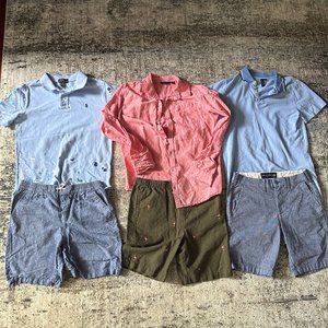 Polo Ralph Lauren Janie and Jack abercrombie and fitch shirts polo shorts linen